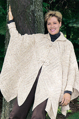 Knitted Counterpane Poncho Pattern (Knit)