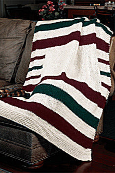 Knitted Hudson Bay Blanket