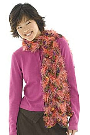 Knitted Ripple Scarf