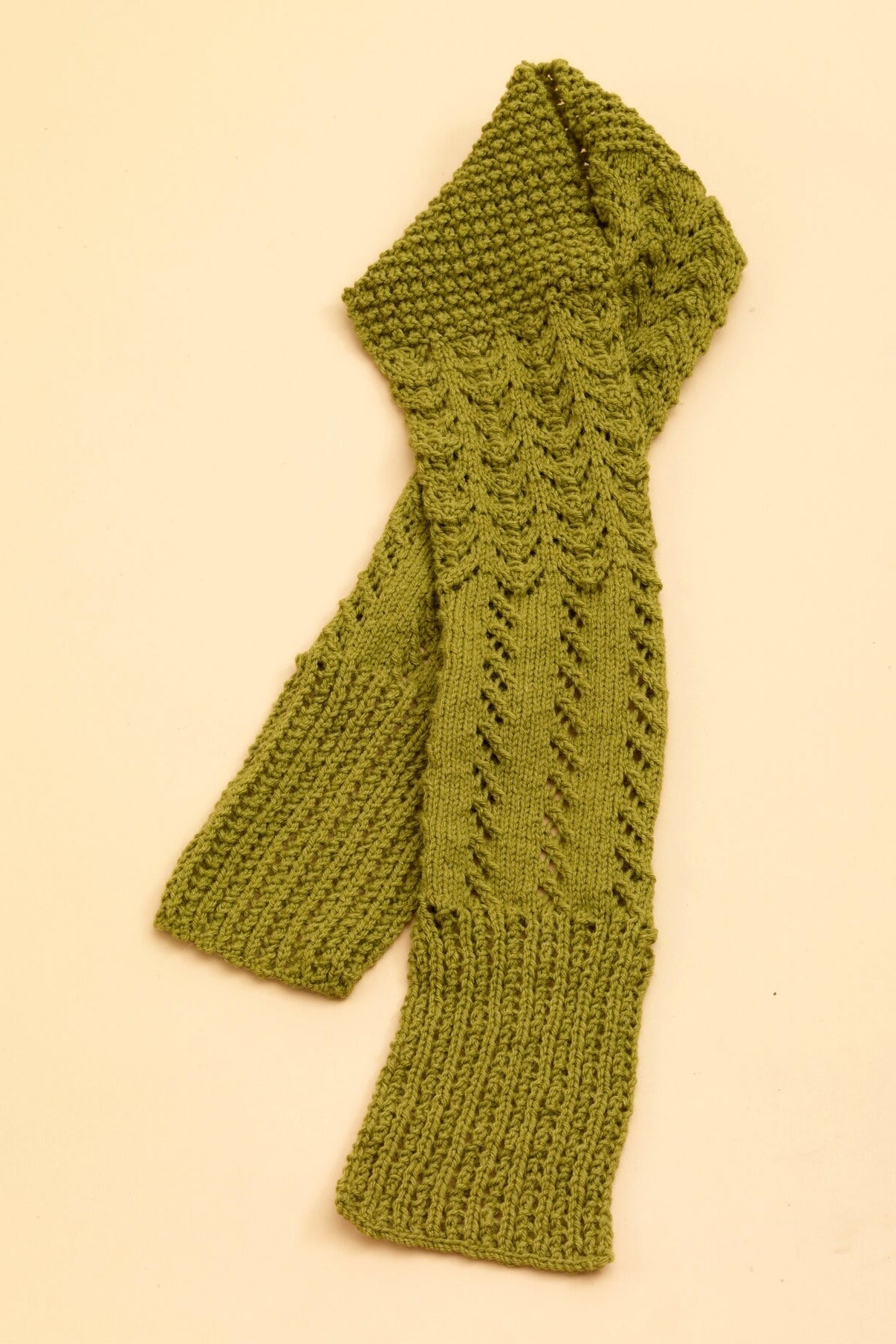Lace Sampler Scarf (Knit)