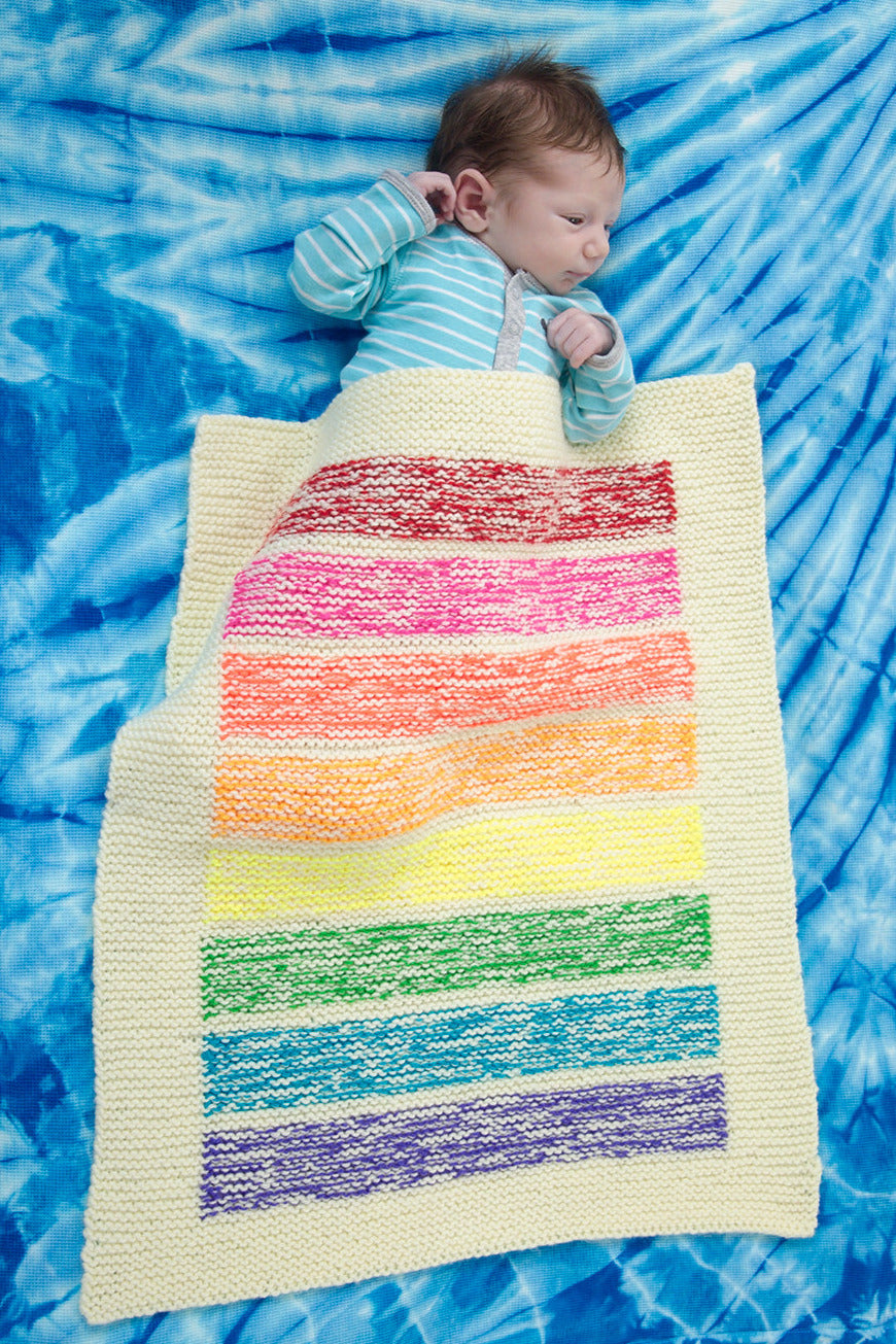 Lemon Squeezy Stroller Blanket Pattern (Knit)