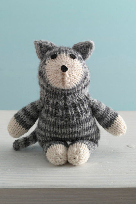 Purrfect Kitty Sock Critter Pattern (Knit)