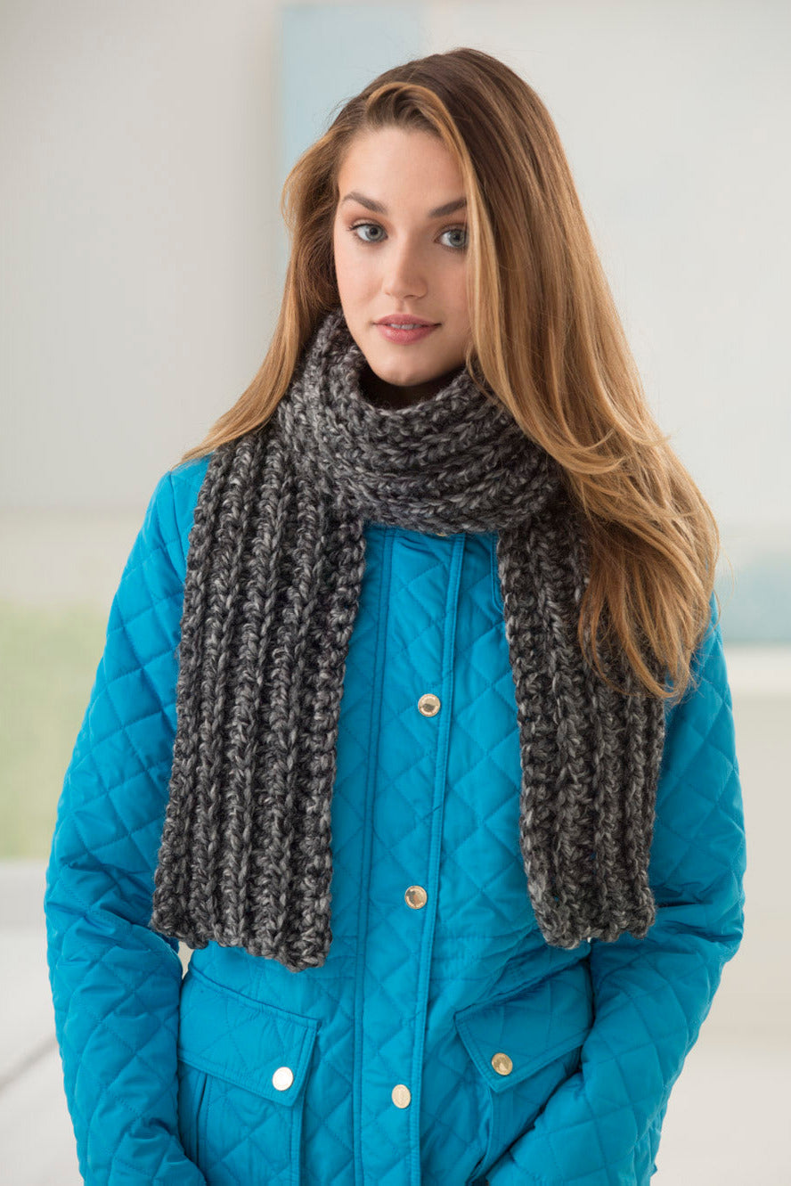 1 Ball Crochet Scarf