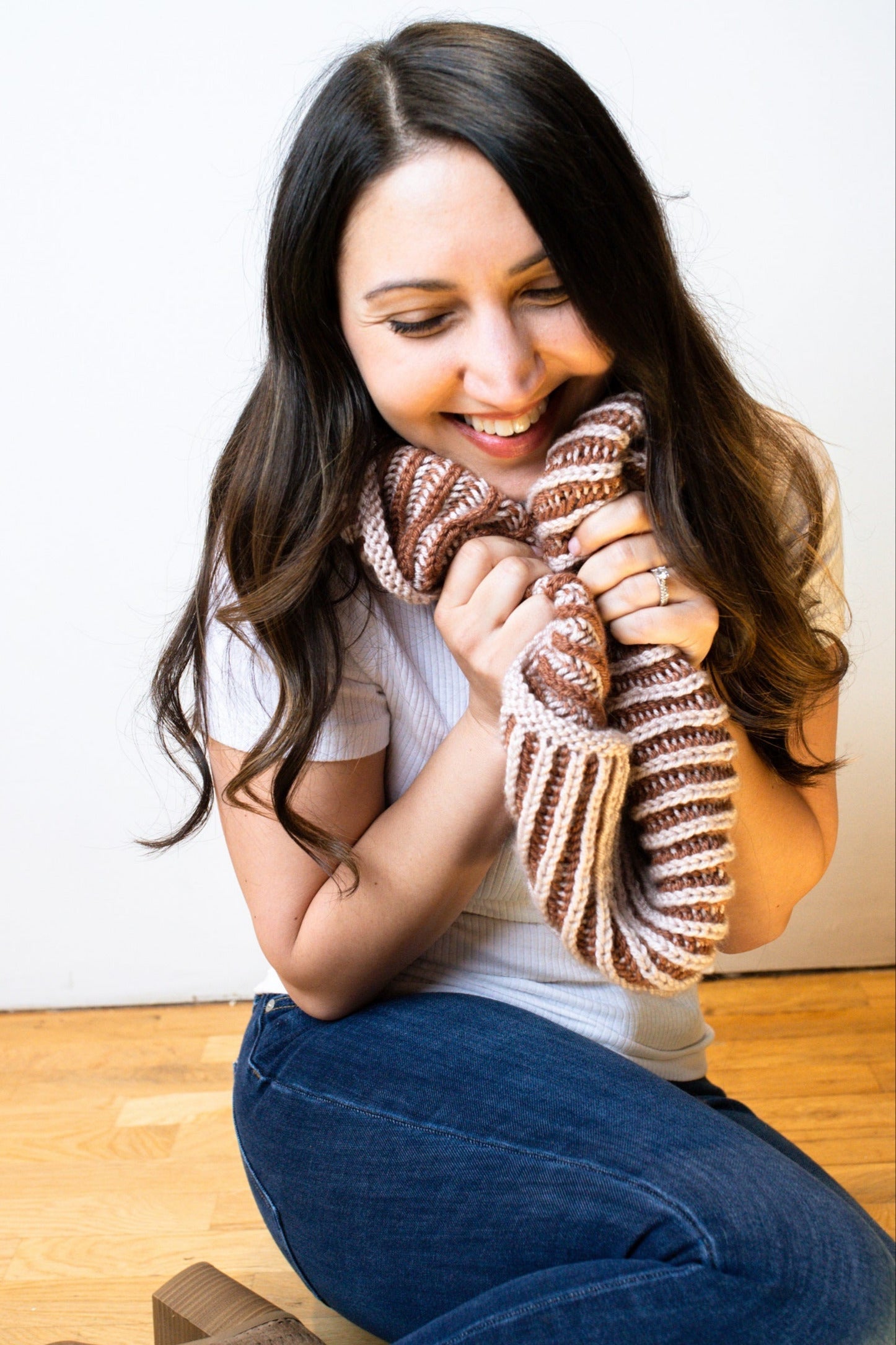 Laura Brioche Cowl (Knit)