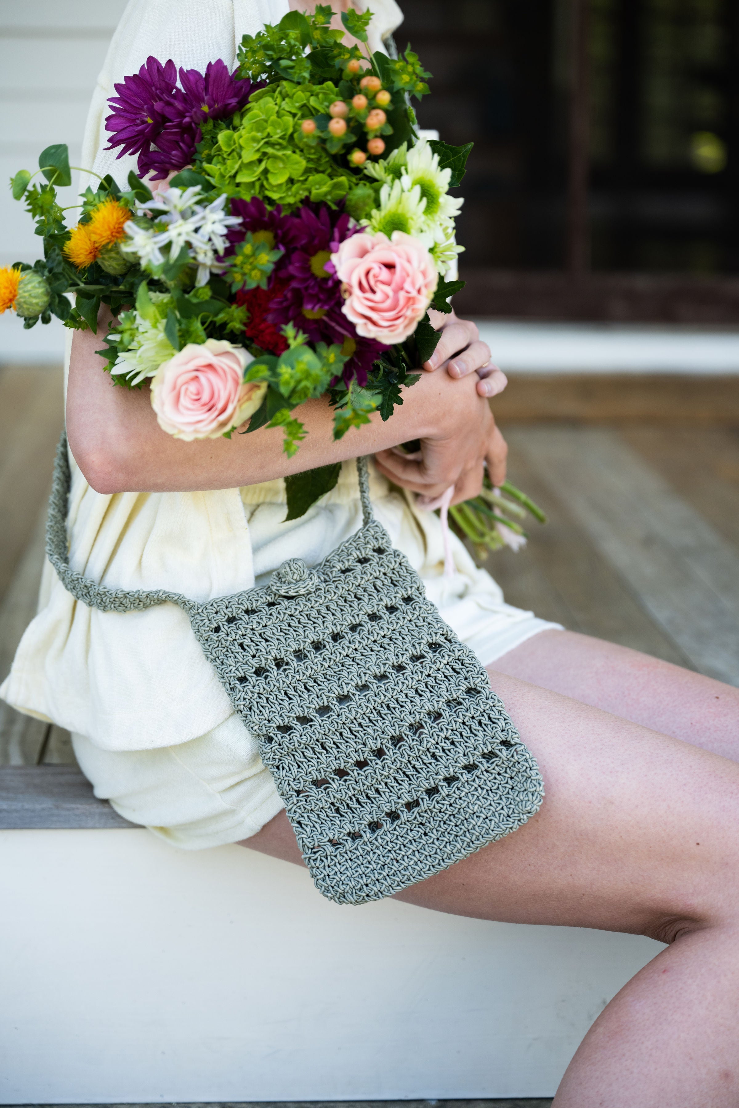 Cannes Crossbody Bag (Crochet)