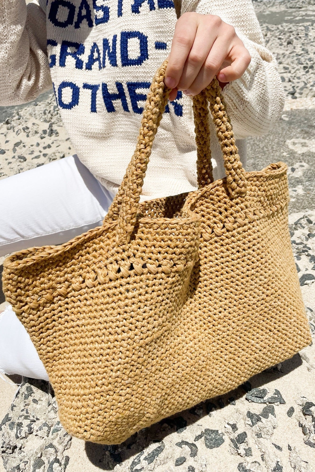 Coastal Beach Tote (Crochet)