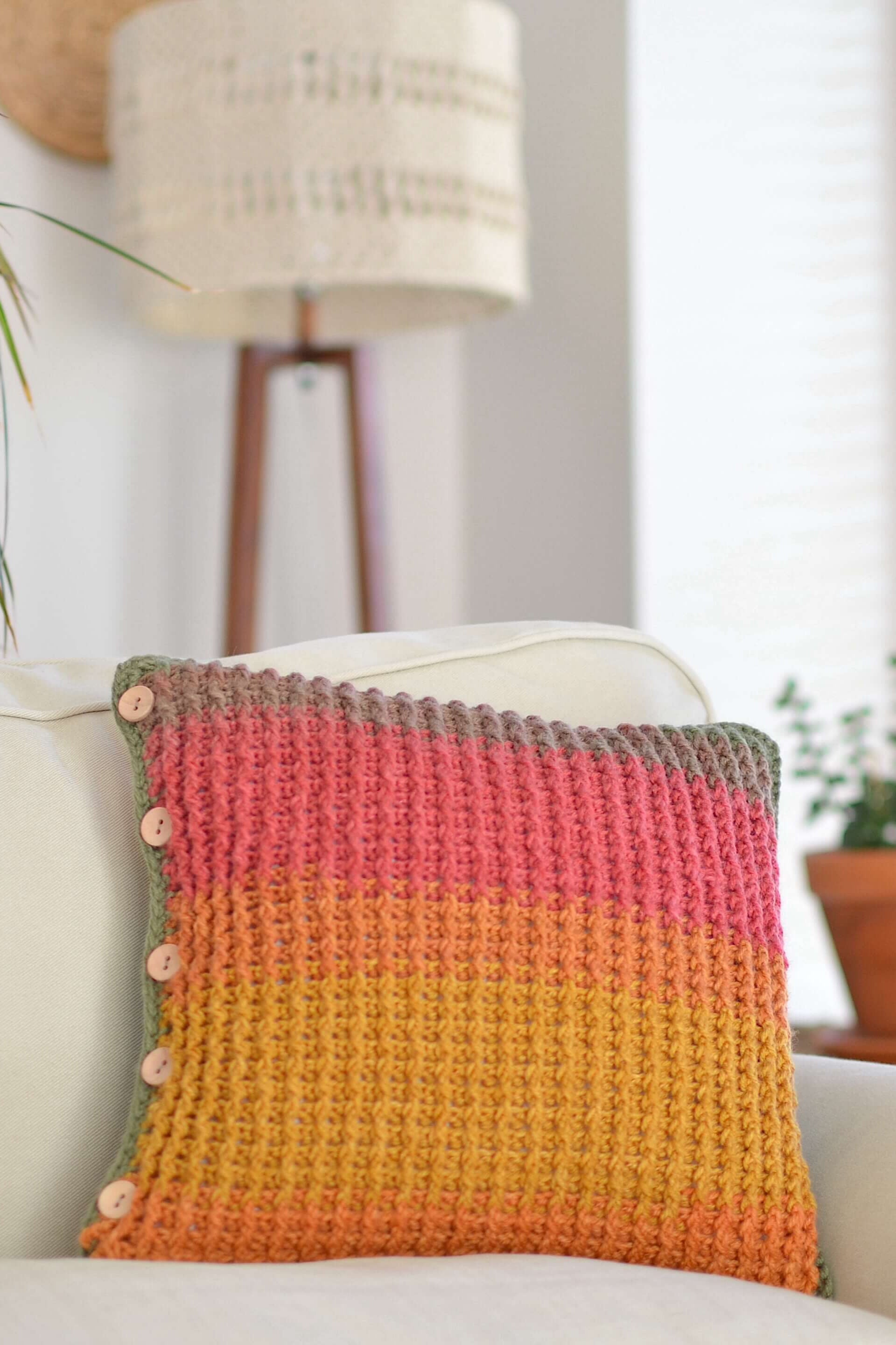 Cliff Edge Cushion Cover (Crochet)