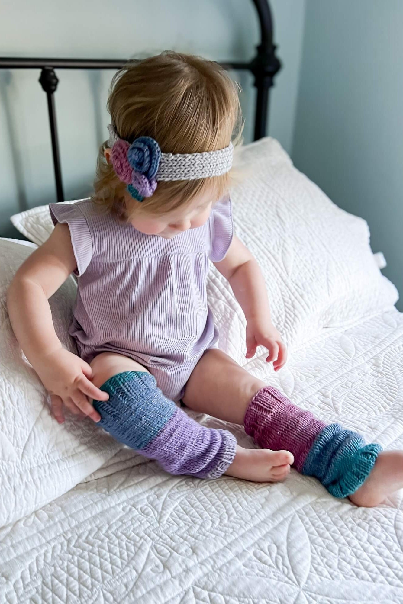 Legwarmers And Headband (Knit)