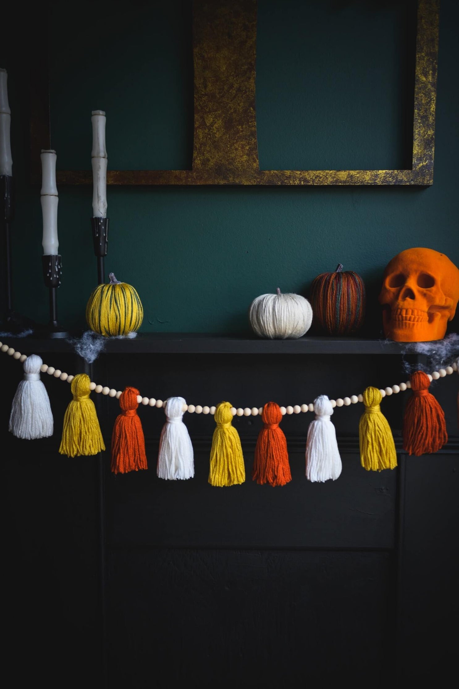Candy Corn Tassel Garland (Craft)