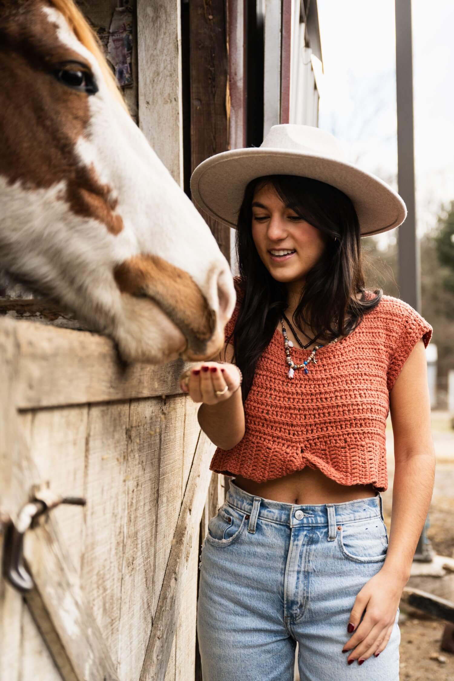Chickadee Crop Tee (Crochet)