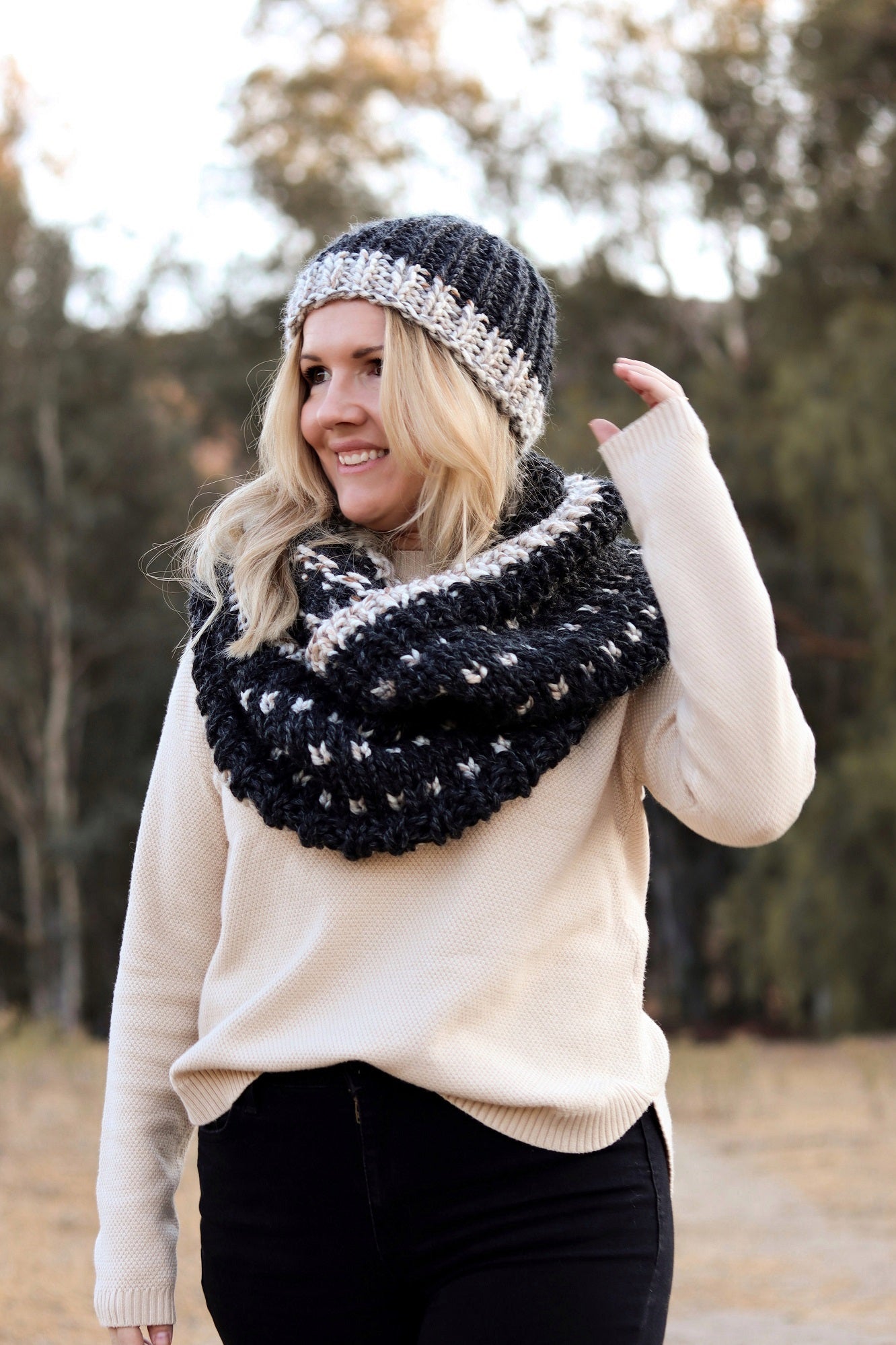 Knit Kit - Harbour Cowl and Hat Set