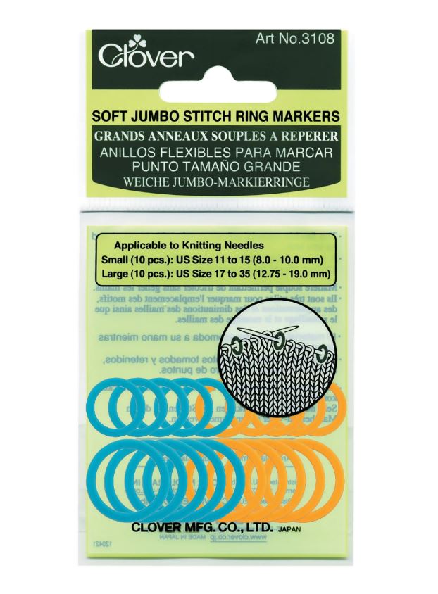 Clover Soft  Jumbo Stitch Ring Marker