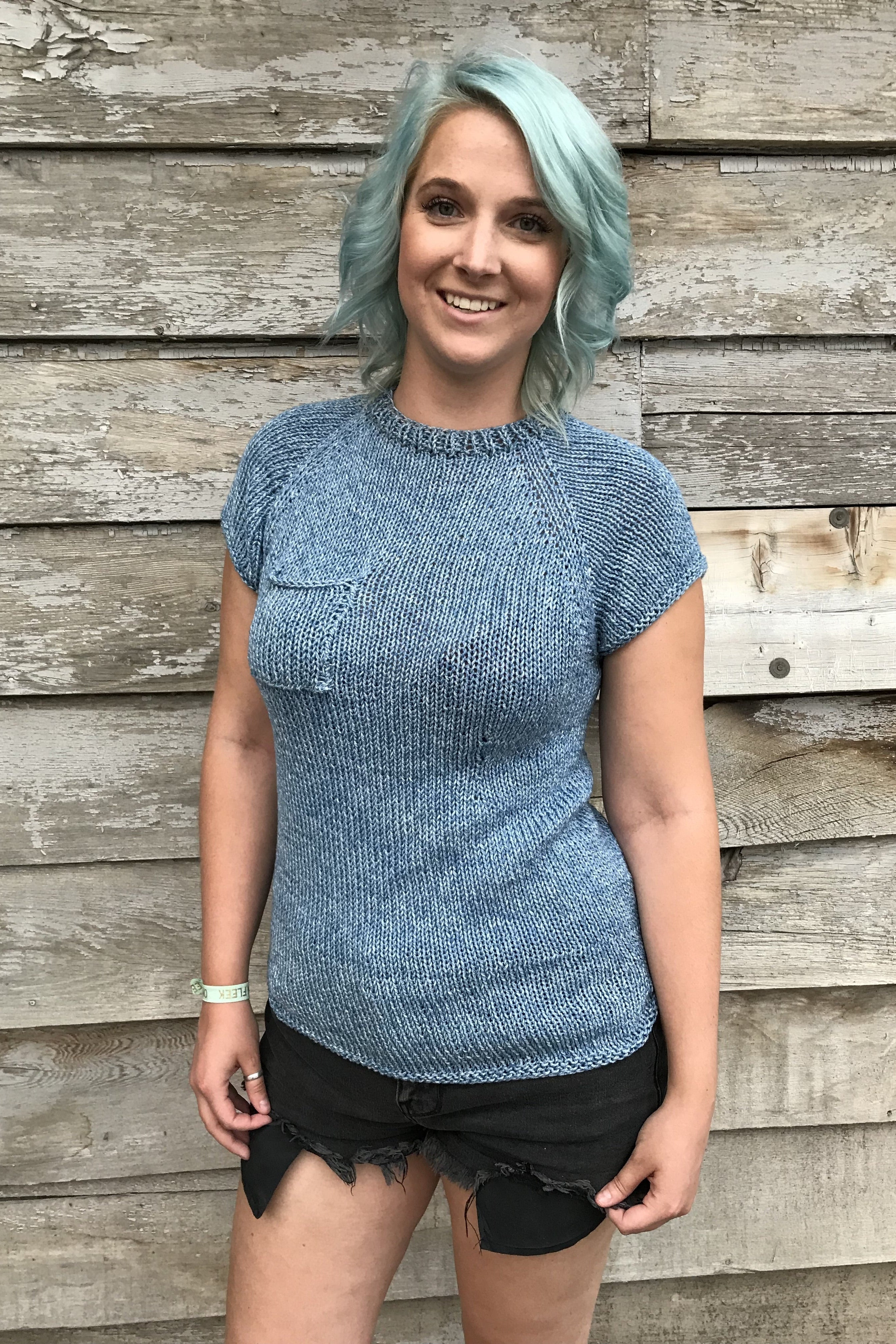 Knit Kit - Pocketful of Stitches Tee