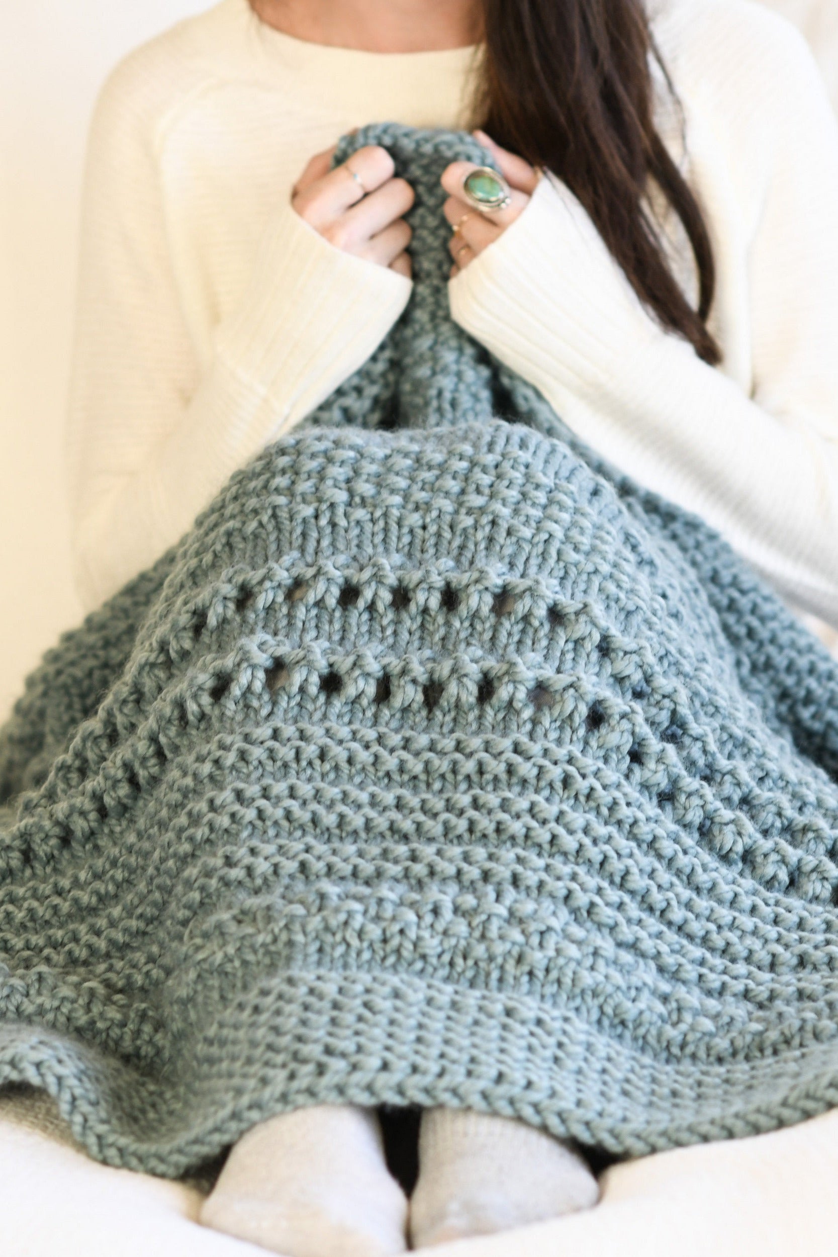 Knit Kit - Winter Cuddler Throw