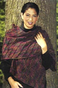 1-2-3 Easy Diagonal Shawl/Scarf (Crochet)