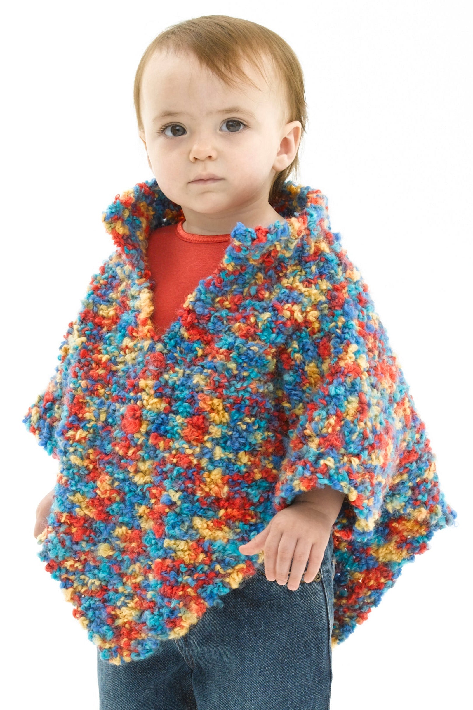 Knitted Baby Poncho (Knit)