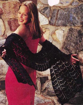 Lacy Stole Pattern (Knit) - Version 1