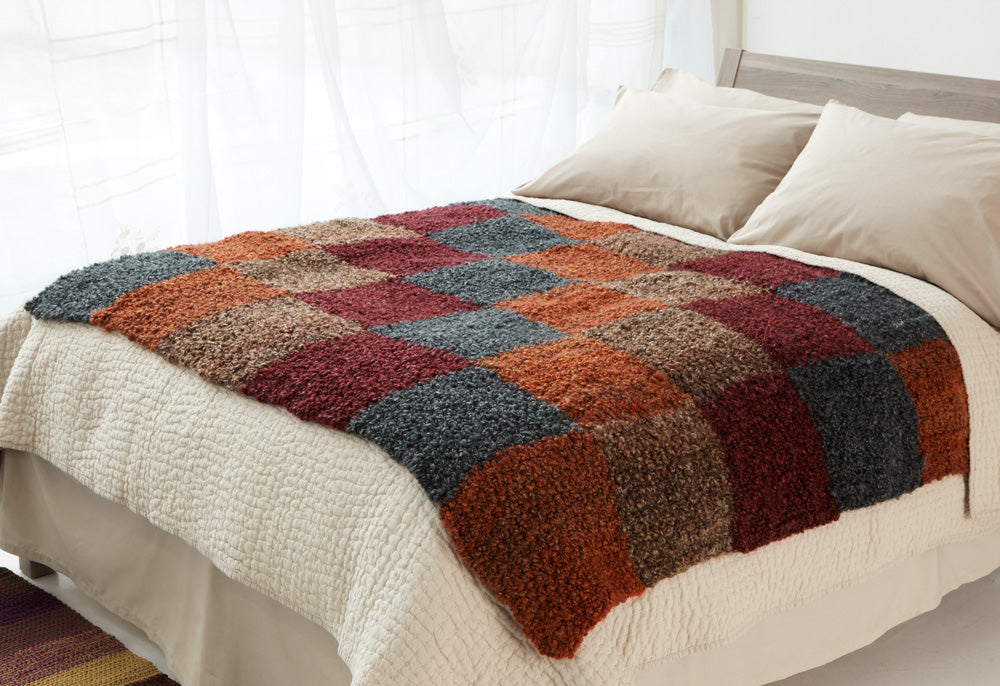Checkerboard Throw (Crochet) - Version 1