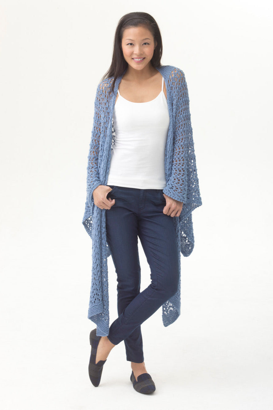Knit Spring Ruana
