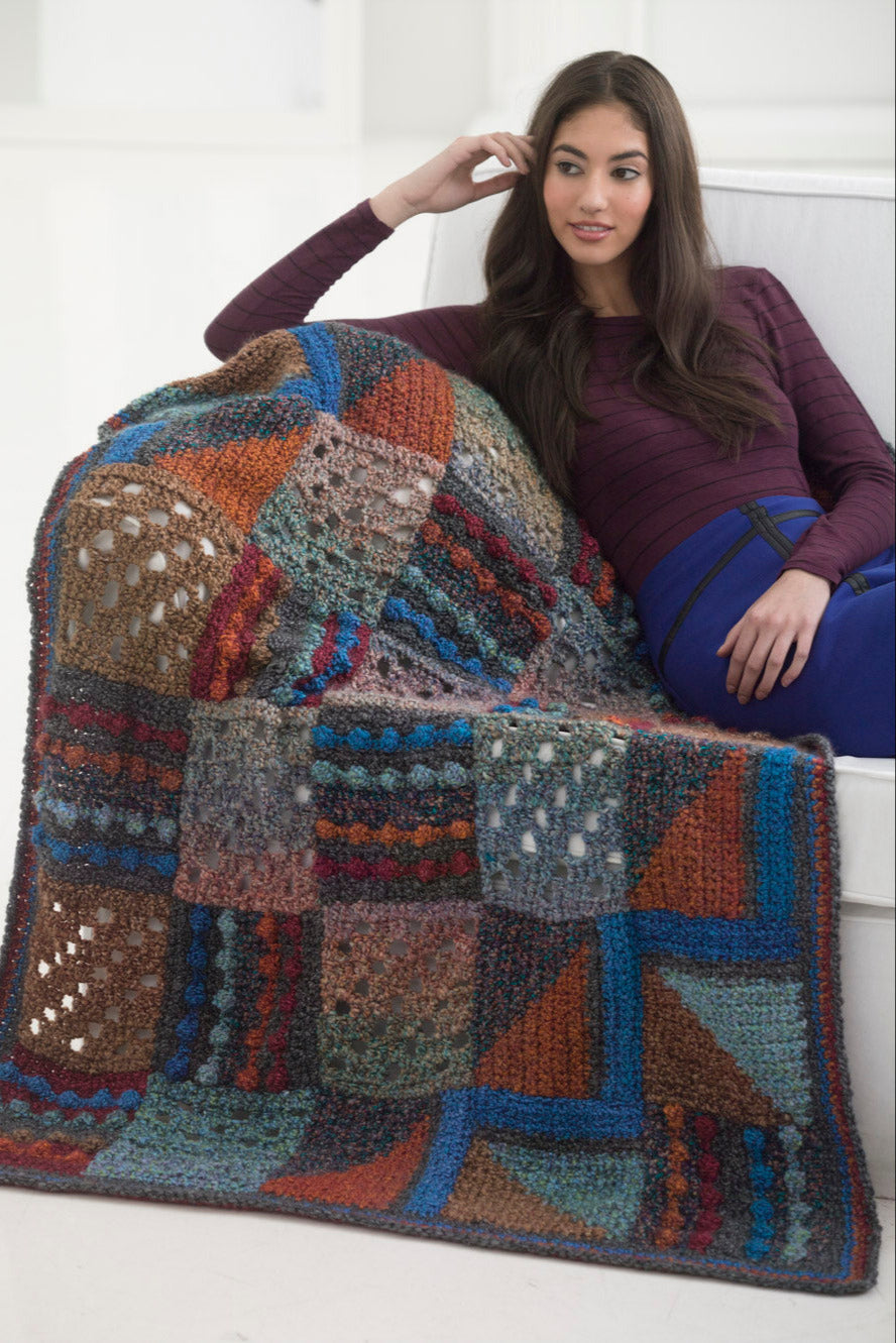 Color And Stitch Sampler Afghan (Crochet)