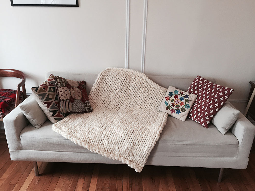 Calais Afghan (Knit)
