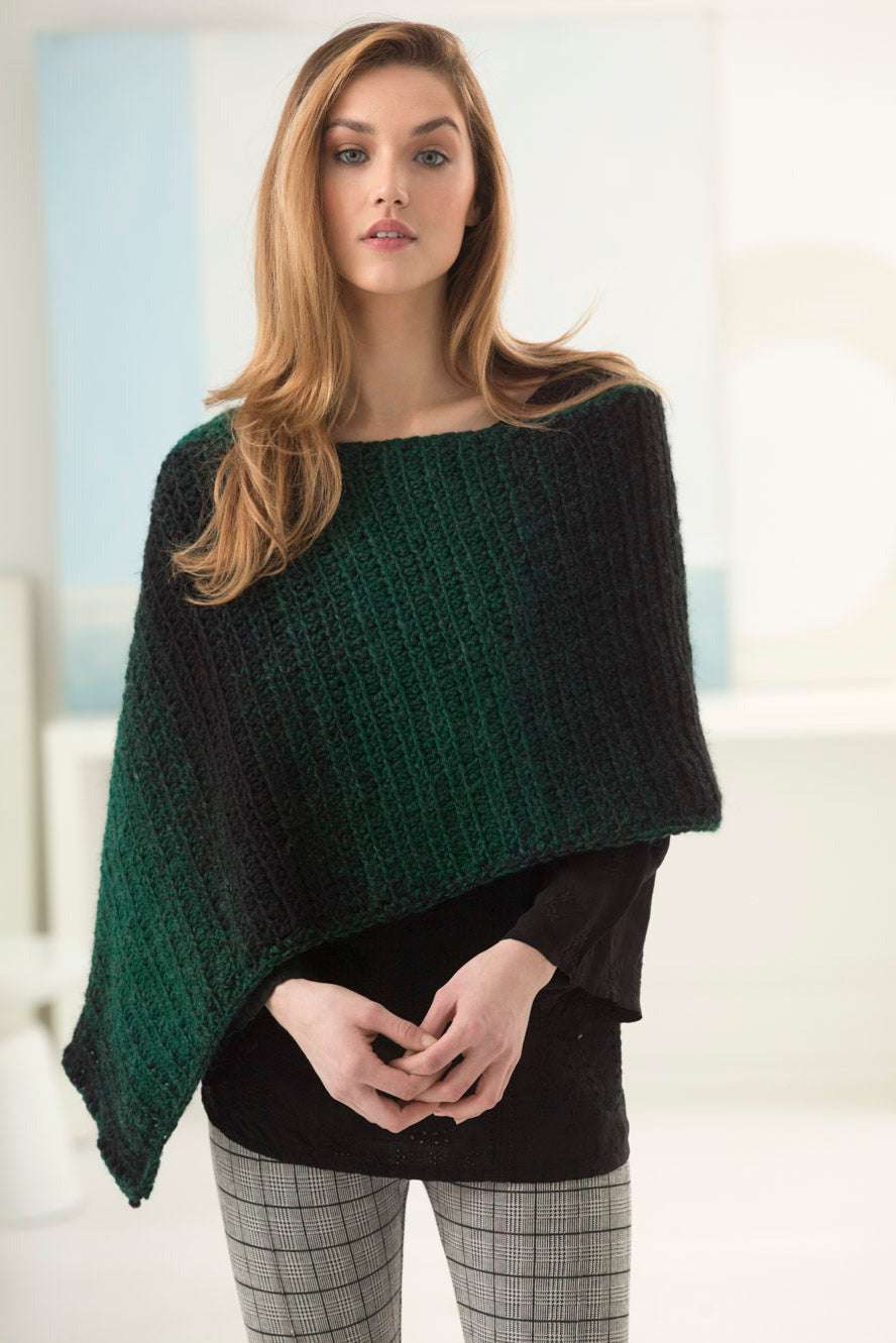 2 Ball Poncho (Crochet) - Version 2