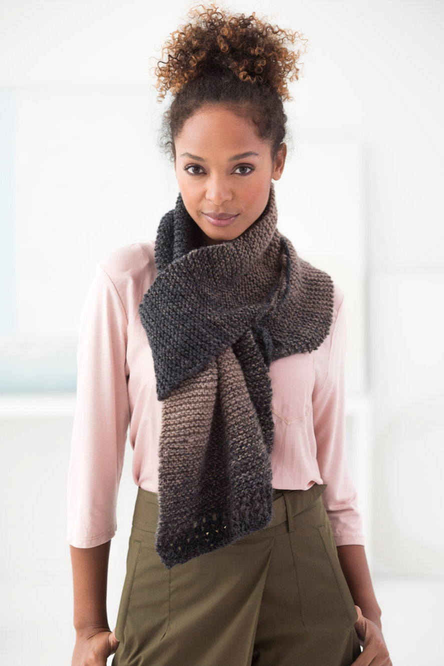 Laced Together Scarf (Knit-Crochet)