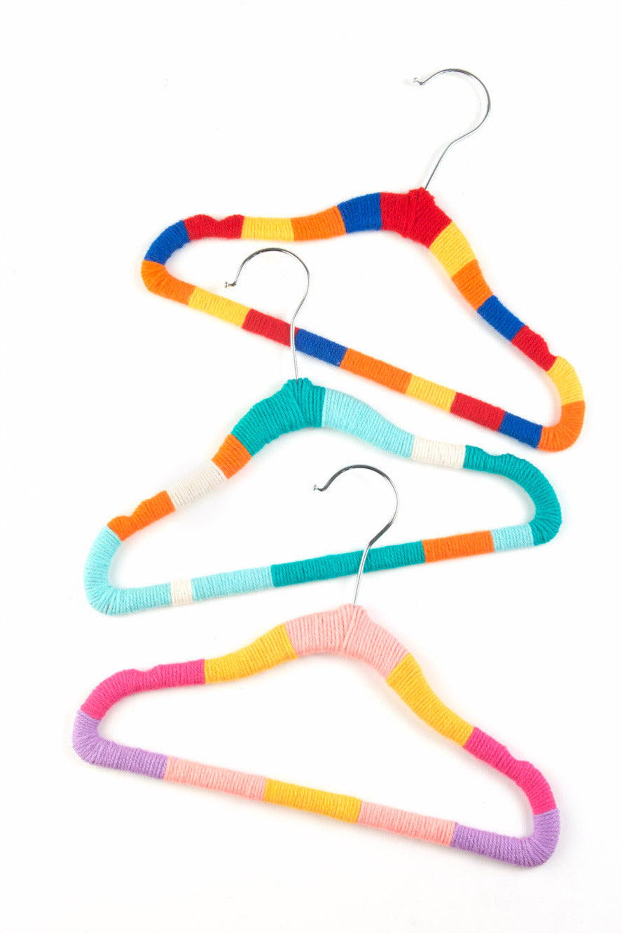 Yarn Bombed Hangers (Crafts)