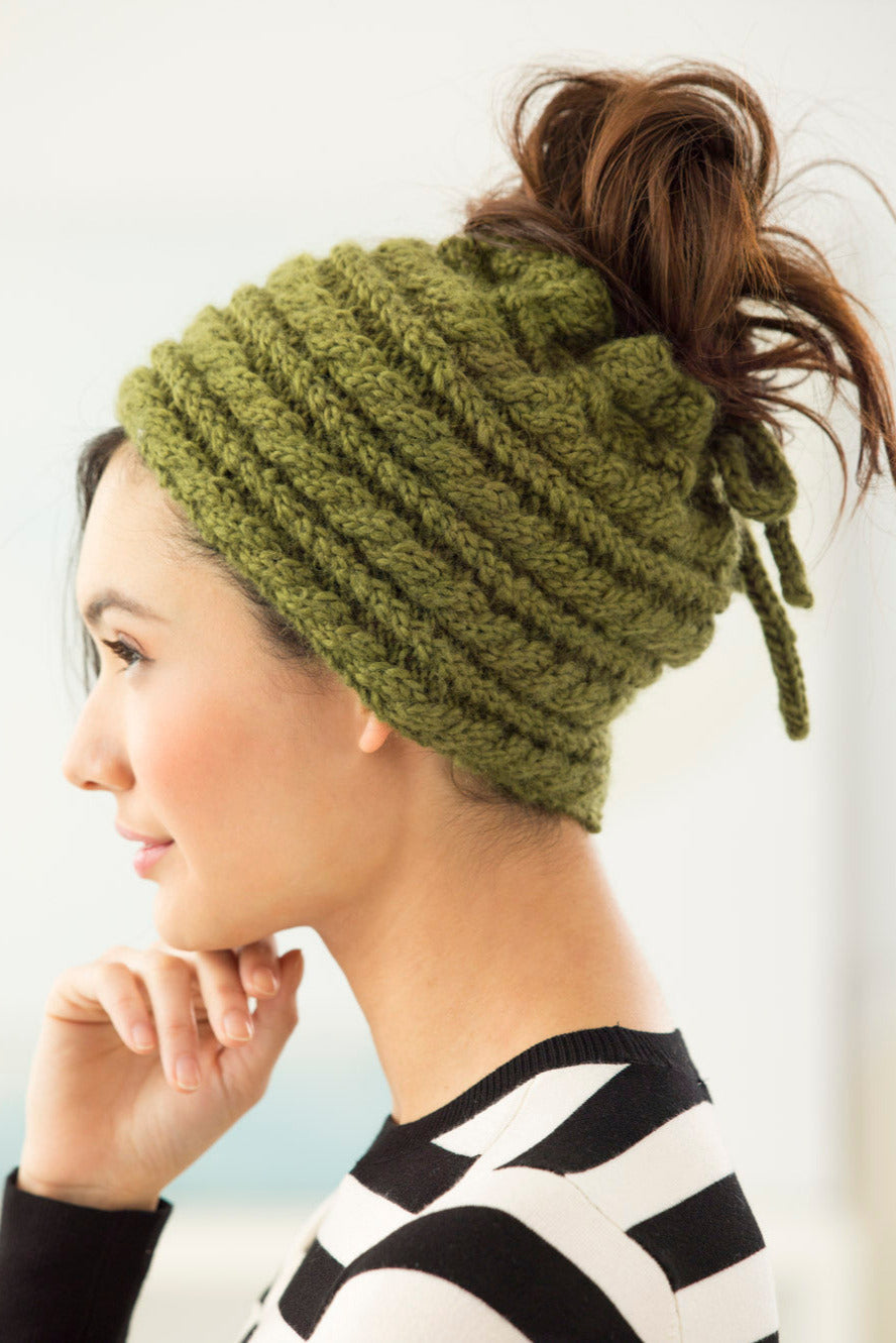 Bun Hat (Knit)