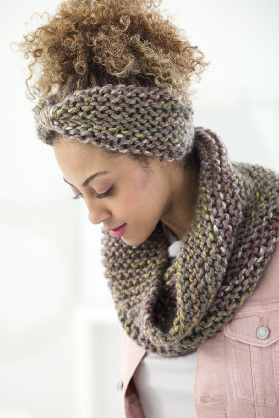 Boro Park Cowl And Headband (Knit)