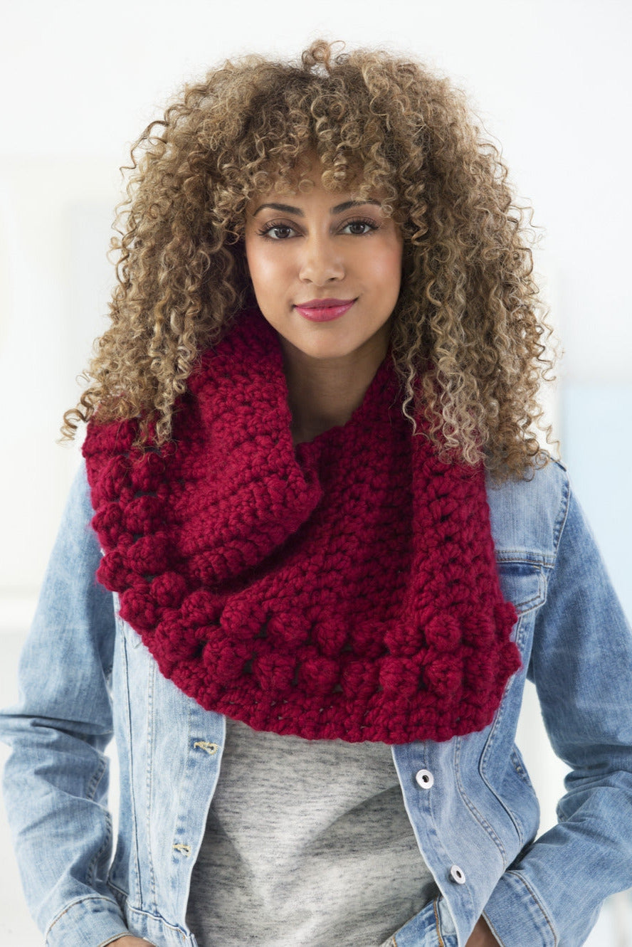 Boothbay Bobble Cowl (Crochet)