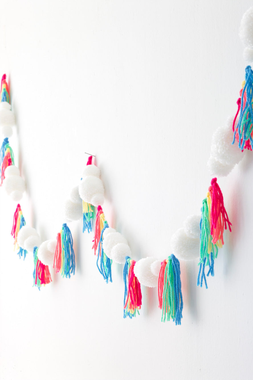 Clouds And Rainbows Garland (Crafts)
