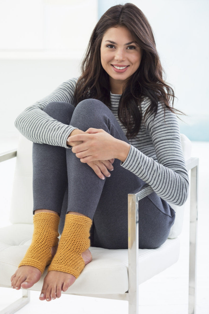 Mellow Yoga Socks (Crochet)