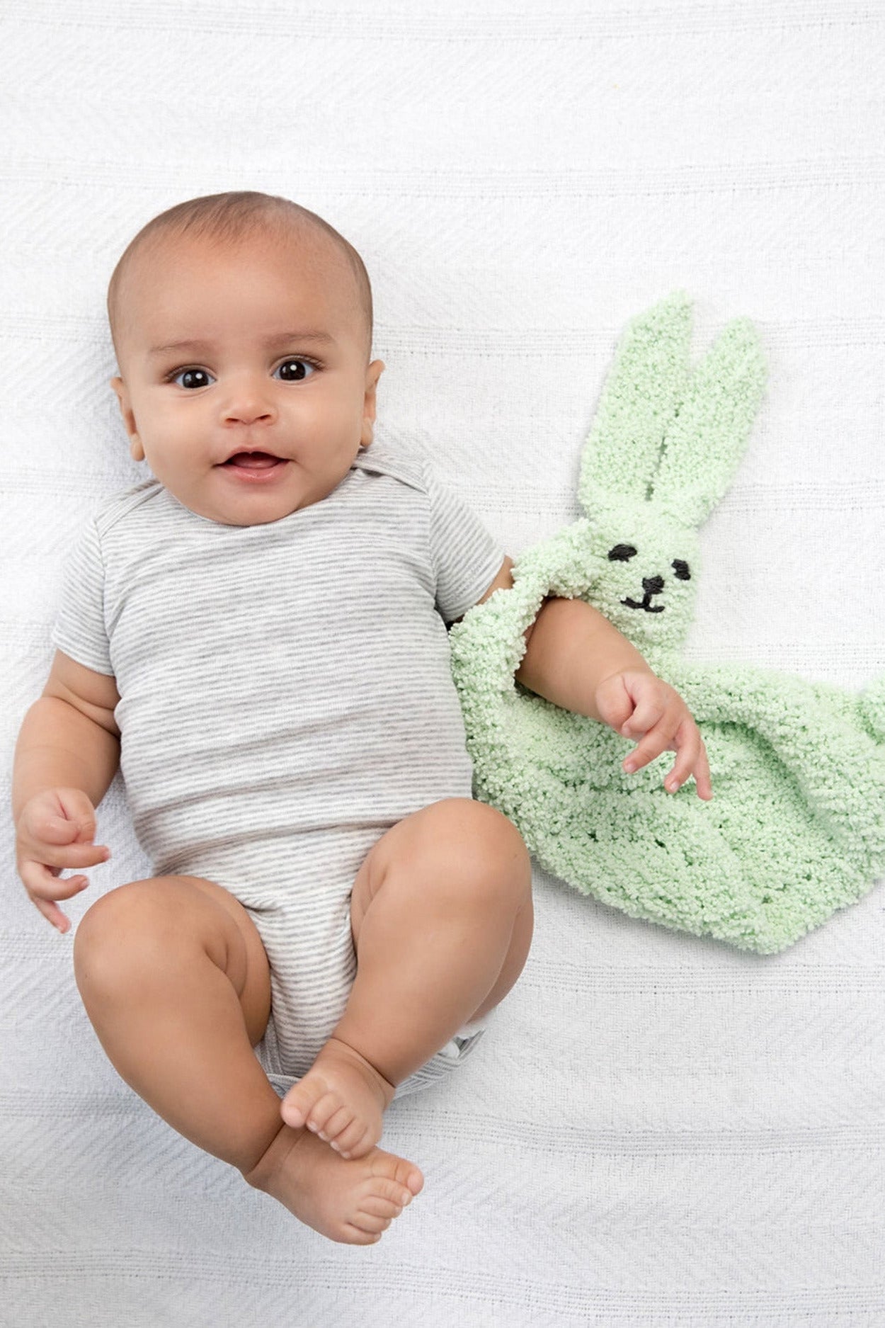 Bunny Buddy Blankie (Knit)