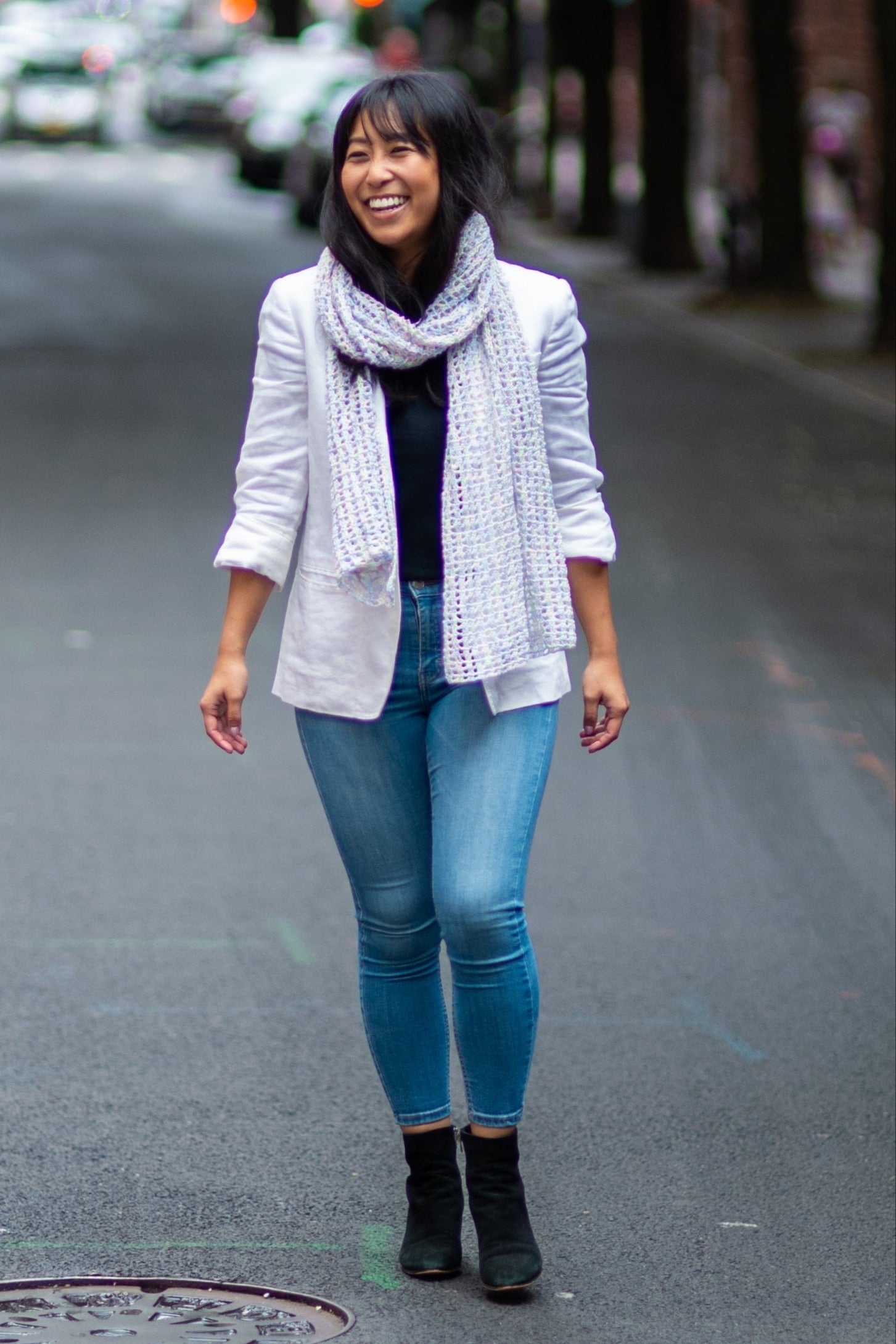 Breezy Mesh Shawl (Crochet)