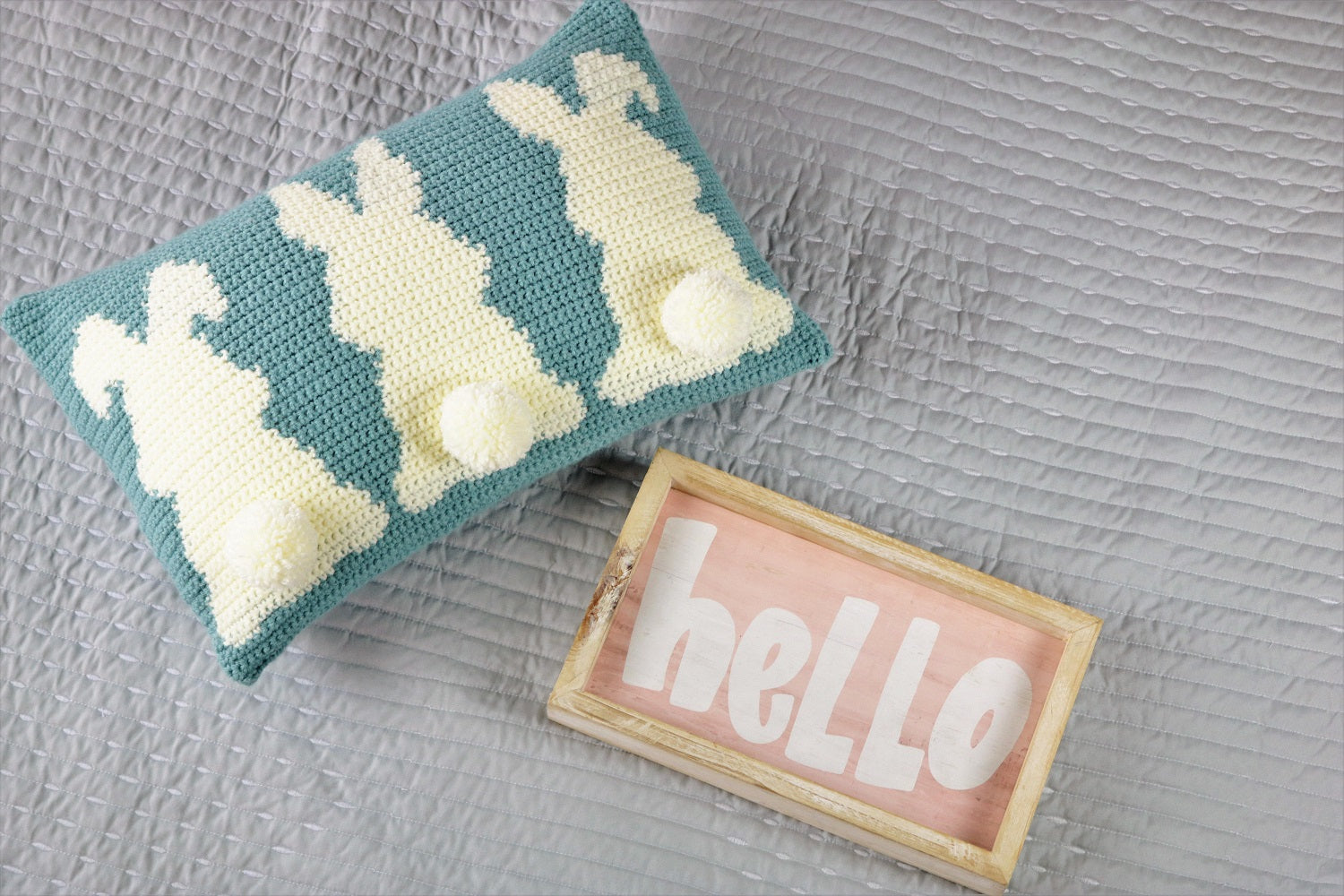 Bunny Pillow (Crochet)