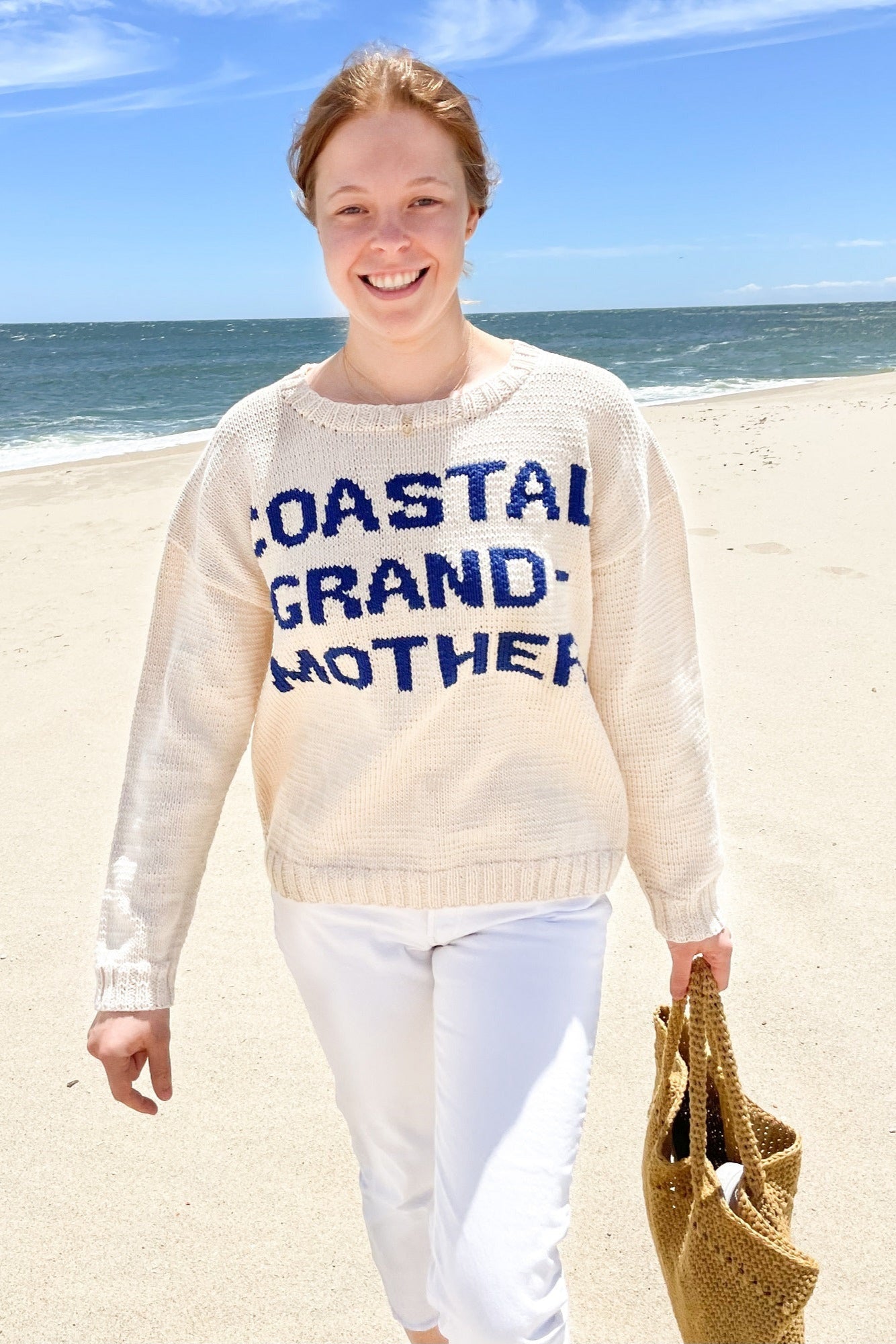 Coastal Grandmother Sweater (Knit)