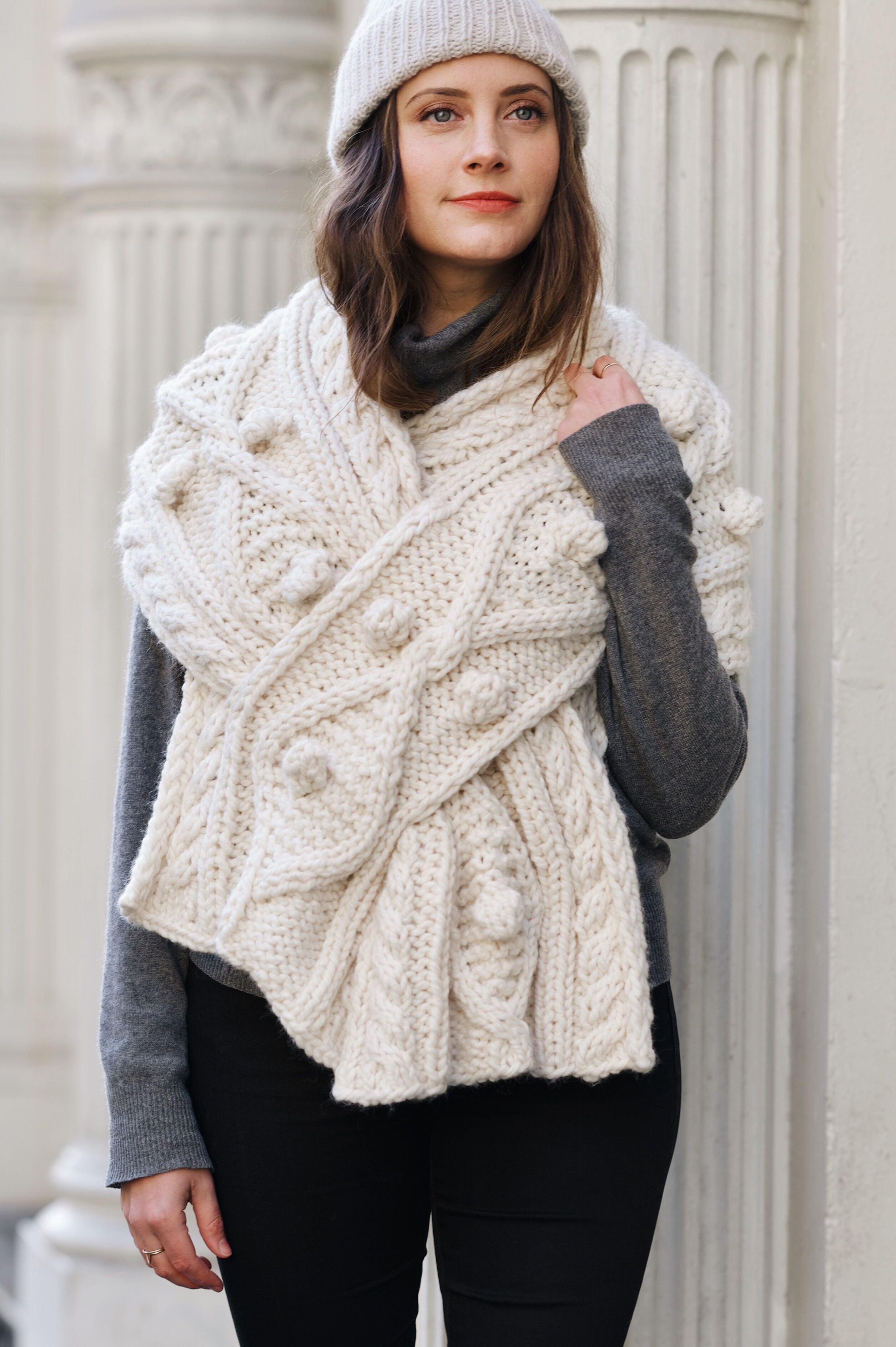Knit Kit - Kensington Cable Wrap